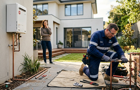 Hot Water System Relocation Brighton Victoria: ' DIY Job Victorian Law